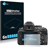 Protection D'écran Antireflet Dipos Pour Nikon D5200 – 6 Films Inclus, Robustes Et Transparents