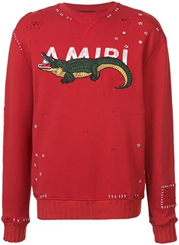 AMIRI Men's Mkcrwalgred Red Cotton Sweatshirt