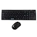 Produktbild WASD Wireless Tastatur und Maus Set, 2,4 GHz Compact Whisper ziemlich ergonomische Tastatur + 1200 DPI Maus mit Nano-USB-Empfänger für Laptop PC Notebook