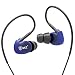 Produktbild MEILI QKZ DM800 Ohrhörer Sport in Ear-Stereo-Sound Ohrstöpsel Lärm Isolierung Kopfhörer mit Mikrofon und Steuerung Für iPhone Android Smartphones,Blue