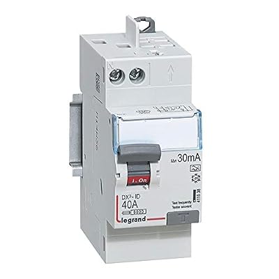 Legrand Interrupteur différentiel bipolaire DX³-ID protection tête de groupe - arrivée haut/départ haut - A, 2, Vis/auto, 40
