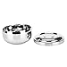 B-Comrade(TM) Shave Soap Cup with Lid, Stainless Steel Dual Layer Shaving Mug Bowl