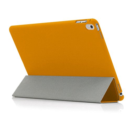 KHOMO iPad Pro 9.7 Zoll Hülle Case Orangenes Gehäuse mit doppelten Schutz ultra dünn und leicht, Smart Cover Schutzhülle fur das Neue Apple iPad Pro 9.7 – Dual Orange - 5