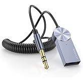 KUULAA Usb Bluetooth 5.0 3.5 Aux Receiver Aux Wireless Ara&ccedil; Kiti