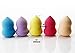 Bottle Gourd Flawless Smooth Makeup Foundation Powder Puff Beauty Sponge ,2Pcs (Purple)