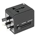 Produktbild Fishtec® Reise adapter globaler 2 USB – 2.1 A – Auswahl einfach der Steckdosen