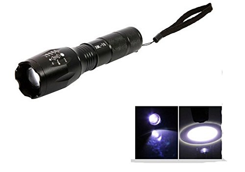 Superhelle CREE LED Taschenlampe Zoom bar – das hochwertige Aluminiumgehäuse ist stoßfest, wasserabweisend bei Regen und sorgt für besten Schutz in Not- und Gefahrensituationen - 3
