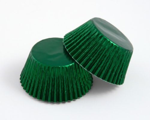 56 Metallic Foil Cupcake Cases (Green)