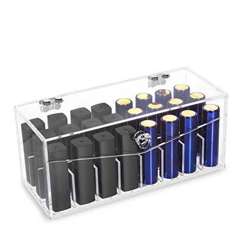 HBF Spitzenqualität Transparent Acryl Make up Organizer Stifthalter Kosmetik Etui Schminktisch Badezimmer. Aufbewahrung Schubladenbox Multifunktionale Lippenstiftständer. Schmuck Kosmetikablage Box aus Acrylglas für Damen (9) - 2