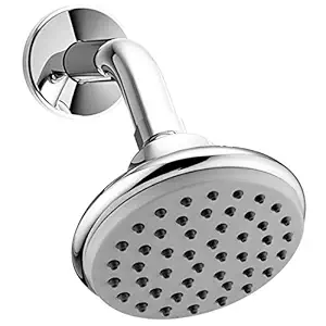 ALTON ALT2035 ABS, 4-INCH Overhead Shower With 6-INCH Brass Arm and Wall Flange, Chrome Finish