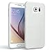 Produktbild EAZY CASE Hülle für Samsung Galaxy S6 Schutzhülle, gebürstet, Slimcover in Edelstahl Optik, Handyhülle, TPU Hülle/Soft Case, Backcover, Silikonhülle Brushed, Weiß