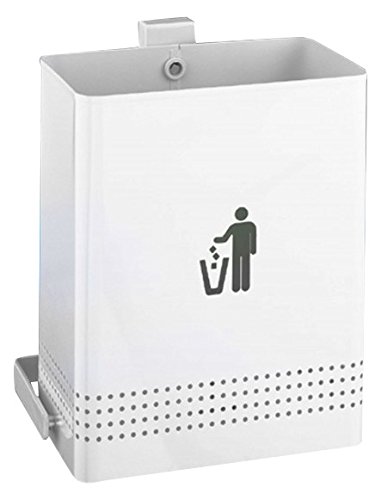 Jofel al71900 N Pattumiera dipinta parete basculante, Nero