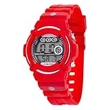 FC Bayern München Digitaluhr Kids + gratis Sticker, Armbanduhr FCB Watch ver Regarder 22716