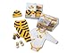 Tiger Stripes Jungle safari Unisex Baby Shower Nappy Cake Hamper Gift - FAST & FREE DELIVERY!