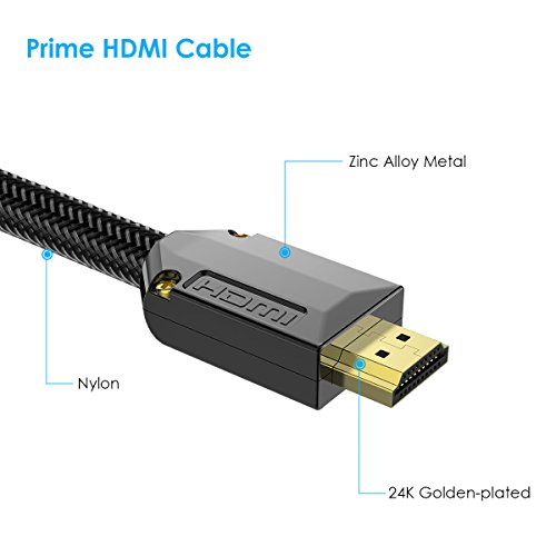 Honstek HD04 Hochgeschwindigkeits-HDMI-Kabel 2.0 für Xbox One / 360, PS3 / PS4, DVD Blu-ray-Player, HD-TV / Projektor, Feuerwehr / Apple / Smart TV Box, Desktops, Laptops, PC, Computer, A / V-Receiver und anderen HDMI-fähigen Geräte (4.6m) - 9