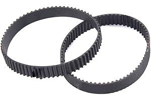 BZCEMIND 2pcs GT2 /2M Cinturón de sincronización 140-2GT-6 mm Bucle cerrado GT2 140 Longitud = 140 mm/dientes = 70 /ancho = 6 mm para impresora 3D