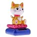 Produktbild Gazechimp Solar Tierfigur Wackelfigur Dekofigur Solarfigur - Schütteln Kopf und Körper - Geschenke für Freunde und Familien - Katze - Gelb