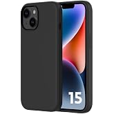 [SİYAH LANSMAN] For iPhone 15 modeli ile uyumlu İ&ccedil;i Kadife Y&uuml;zey Matte Esnek Silikon Kayma Yapmaz Darbe Emici Telefon Kılıfı 