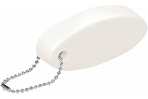 emporio rosa dei venti portachiavi portachiave galleggianti ideali per imbarcazioni-nautica 8,4x3,7 cm 5 colori (bianco)