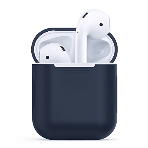 Preisvergleich Produktbild iprotect Silikonhülle für Apple Airpod Box Schutzcase in Dunkelblau