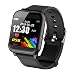 Produktbild Tomasa Bluetooth Smart Watch,Volle Touchscreen Smart Armbanduhr,Wasserdicht IP67 Fitness Tracker Kompatibel iOS Android für Männer, Frauen, Kinder (Schwarz)