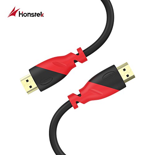 Honstek HD01 Hochgeschwindigkeits-HDMI-Kabel – ca. 0.9m/3Fuß–7.6m/25Fuß (Neueste Standard) geeignet für Ethernet, 3D, 4K Video und Audio Return Channel (ARC)(10 Feet / 3m) - 9