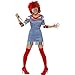 Produktbild Halloween Damen Kostüm Chucky Mörderpuppe aus Horrorfilm Größe M