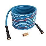 Innendurchmesser: 8mm 20m 400bar DN8 BLUE Profi M22x1,5 Hochdruckschlauch für Kärcher HD HDS - Hinterlässt keine schwarzen Ablaufverfolgung