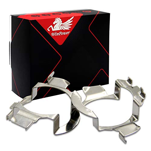 Winpower H7 LED Base della lampadina Clips Adattatore Titolare Supporto Accessori per conversione, 2 pezzi