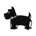Manicure set black dog