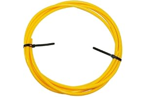 Copper Tube Pipe Bender, 2 Metre Flexible Tube Bending Spring for Copper, Aluminium & Soft Metal Pipes, Heavy Duty Bending Tool (Yellow (1Pc 1/2"))