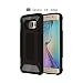 Produktbild Guran Hülle Für Samsung Galaxy S6 Edge (5.1 zoll), [Stoßfestes Etui] Raffinierte Kombination aus Rutschfestem TPU Zubehör mit Ganzkörper-Rugged Case (Schwarzes Gold)