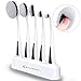 Produktbild MyCarbon Make Up Pinsel-Set, 5-teilig, Kosmetik-Set, Lidschattenpinsel, Grundierungspinsel, Rouge, Lippenstift-Pinsel, Zahnbürsten-Form, mit stabiler Halterung, praktisch zu reinigen, für das tägliche Make Up