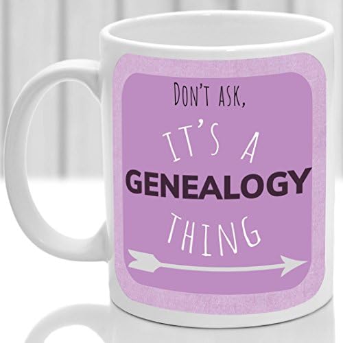 Genealogy thing mug, It's a Genealogy thing, Ideal for any Genealogist (Pink)