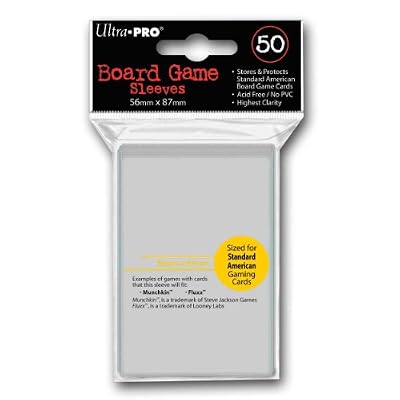 Ultra Pro - 330514 - Jeu De Cartes - Housse De Protection American - 56 X 87 Mm - 50 Pièces - D12