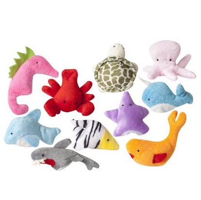 ANKKO 10 PCS Ocean Finger Puppets Set Telling story for Children