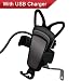 Produktbild FTRT Motorrad Telefon Halter Halterung mit USB Ladegerät, USB-Ausgang: 5V / 2.1A, Fahrrad-Rückspiegel Installation, Justierbare / 360 ° Rotation, Anwendbar auf 3.0-6.4 Zoll Telefon