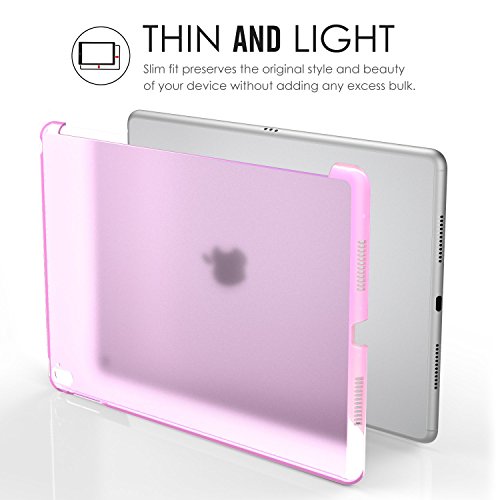 MoKo Hülle für iPad Pro 9.7 – Ultra Slim Translucent Hart Polycarbonate Schale Schutzhülle Case Cover für Apple iPad Pro 9.7 Zoll 2016 Modell Tablet, Matt Violett (Auch für iPad Pro Offizielle Tastatur) - 4