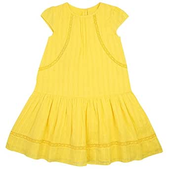 yellow color long frocks