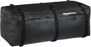 AmazonBasics Expandable Hitch Rack Cargo Carrier Bag, Black, 9.5 cu. ft. Expandable to 11.5 cu. ft.