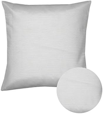 Cushion cover 50 x 50 cm Cushion Cover 100% Polyester Microfibre Smooth Light Structure Various Colours Available White