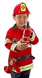 Melissa & Doug - Disfraz de jefe de bomberos (14834)