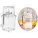 Produktbild H-Collection EIS-Zerkleinerer Crusher mit Handkurbel, Fassungsvermogen 1 Liter Eiswürfel Zerkleinerer Ice Maker Eiszerkleinerer Handkurbel Eiscrusher