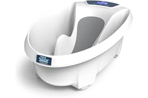 AquaScale V3 Next Generation Digital Baby Bath, White
