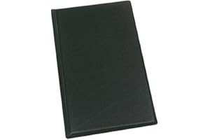 ‎ESSELTE Esselte 56837 Visitenkartenbuch, für 128 Visitenkarten, Kunststoff, schwarz