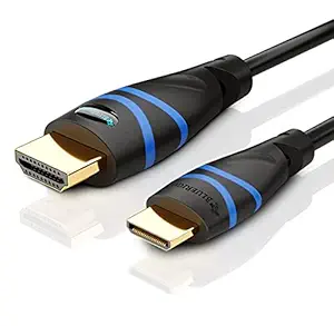 BlueRigger High Speed Mini HDMI(NOT Micro) to HDMI cable with Ethernet (6 Feet / 1.8 Meters)