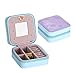 Produktbild WSNDD Kleine Reise Schmuck Organizer Box Kosmetik Makeup Organizer Schmuck Box Ohrringe Lagerung Sarg Fall Container 3
