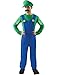 Produktbild Erwachsener Herren Super Mario Bros Luigi Klempner Verrücktes Kostüm Extra Large