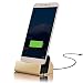 Produktbild I-Sonite (Gold) Tischladestation USB TYPE C Standfuß Daten-Synchronisierungs-Lade-Docking-Station für Sony Xperia XZ Premium-