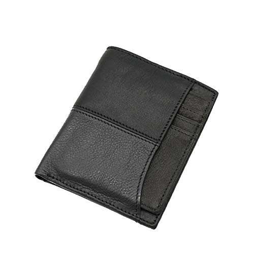 Preisvergleich Produktbild RFGTGB Herren bummeln kurz und lässige Ledertasche schwarz,blackvertical